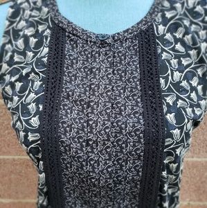 [LOFT] Sleeveless Floral Tunic